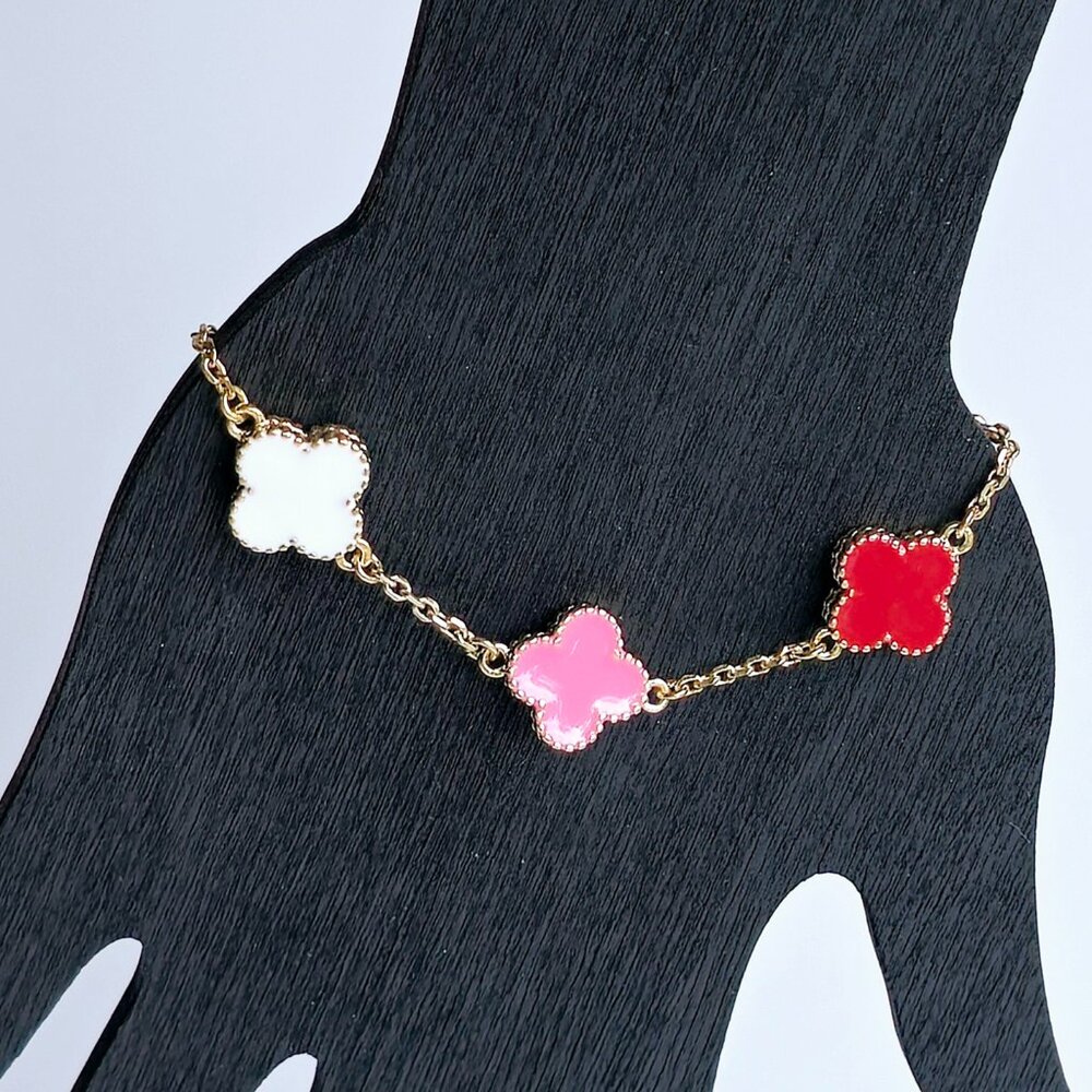 Bracelet‎ Gold And Pink - Picture 2 of 4